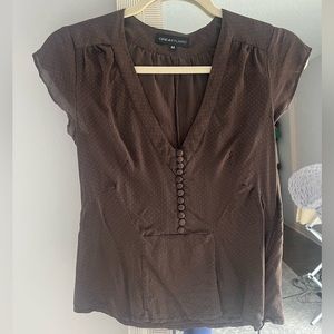 Vintage Brown Women’s Blouse